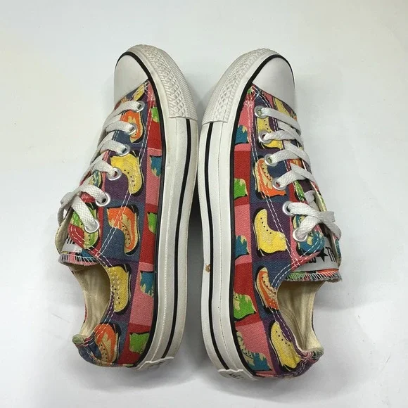 Converse Chuck Taylor All Star Boots Print Sneakers Women's 6.5 Y2K Casual‎ CTAS - Picture 4 of 8